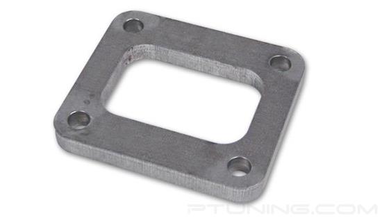Picture of T06 Turbine Inlet Flange with Tapped Holes, 58.85mm x 87.47mm Inlet, 1/2" Thick, Mild Steel