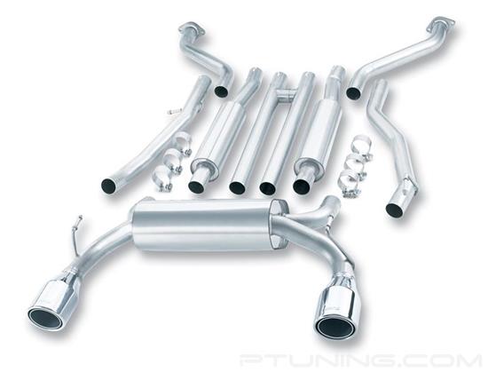 Picture of S-Type Stainless Steel Cat-Back Exhaust System with Split Rear Exit