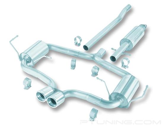 Picture of S-Type Stainless Steel Cat-Back Exhaust System with Dual Rear Exit