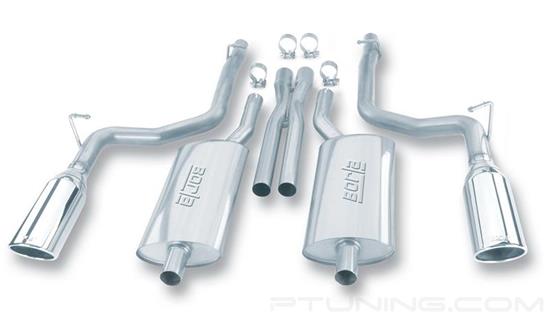 Picture of S-Type Stainless Steel Cat-Back Exhaust System with Split Rear Exit