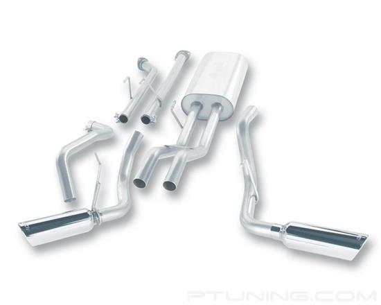 Picture of S-Type Stainless Steel Cat-Back Exhaust System with Split Side Exit