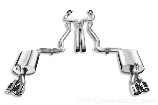 Picture of S-Type Stainless Steel Cat-Back Exhaust System with Quad Rear Exit