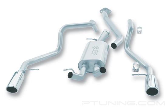 Picture of Touring Stainless Steel Cat-Back Exhaust System with Split Rear Exit
