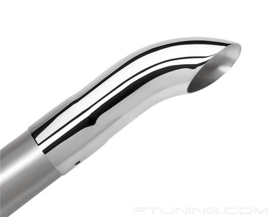 Picture of Stainless Steel Turndown Clamp-On Polished Exhaust Tip (2.25" Inlet, 2.25" Outlet, 8.75" Length)