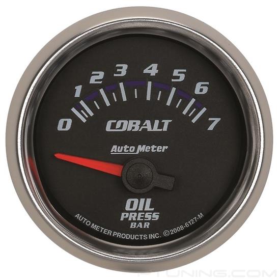 Picture of Cobalt Series 2-1/16" Oil Pressure Gauge, 0-7 BARS