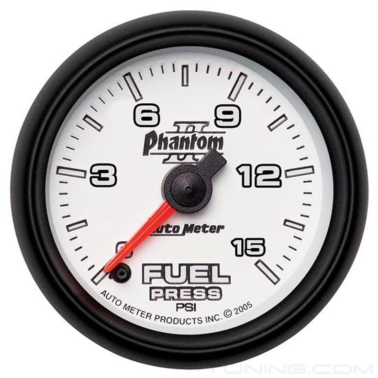 Picture of Phantom II Series 2-1/16" Fuel Pressure Gauge, 0-15 PSI