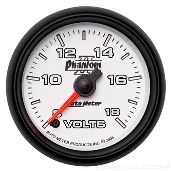 Picture of Phantom II Series 2-1/16" Voltmeter Gauge, 8-18V