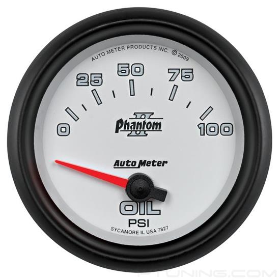Picture of Phantom II Series 2-5/8" Oil Pressure Gauge, 0-100 PSI