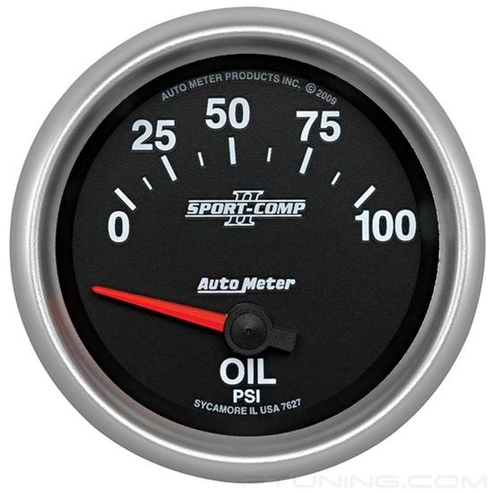 Picture of Sport-Comp II Series 2-5/8" Oil Pressure Gauge, 0-100 PSI