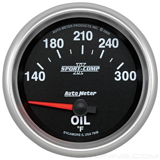 Picture of Sport-Comp II Series 2-5/8" Oil Temperature Gauge, 140-300 F