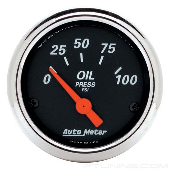 Picture of Designer Black Series 2-1/16" Oil Pressure Gauge, 0-100 PSI