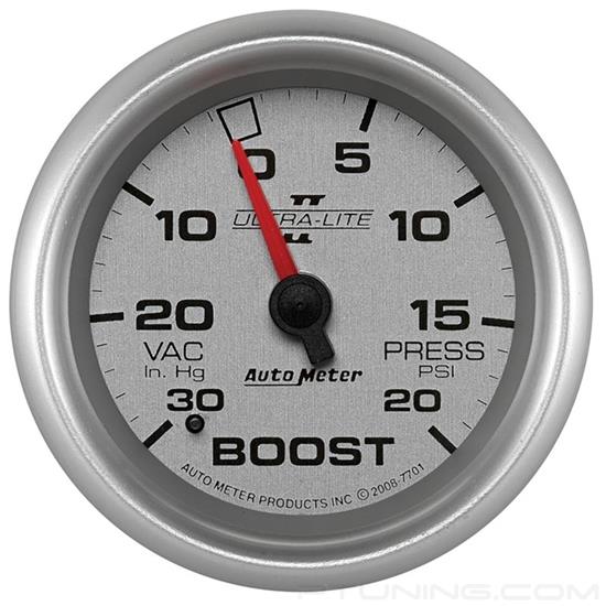 Picture of Ultra-Lite II Series 2-5/8" Boost/Vacuum Gauge, 30 In Hg/20 PSI