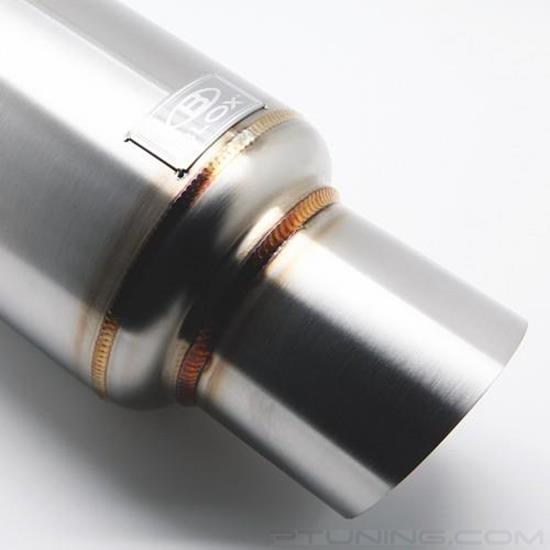 Picture of Mini Race Stainless Steel Mini Race Exhaust Muffler (2.5" ID, 4" OD, 9.75" Length)
