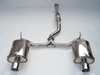 Picture of Q300 Stainless Steel Dual Cat-Back Exhaust System with Split Rear Exit