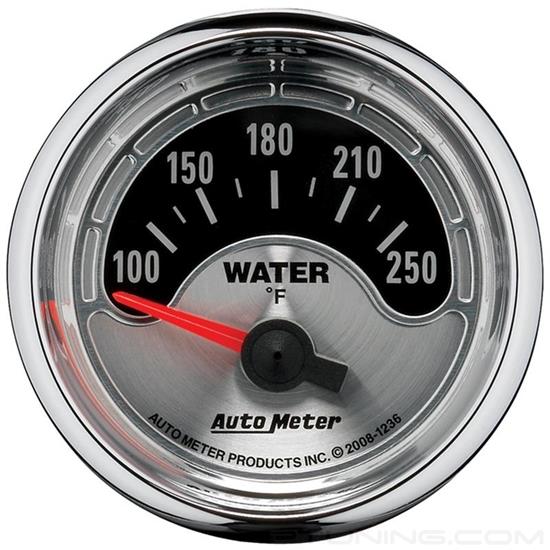 Picture of American Muscle Series 2-1/16" Water Temperature Gauge, 100-250 F