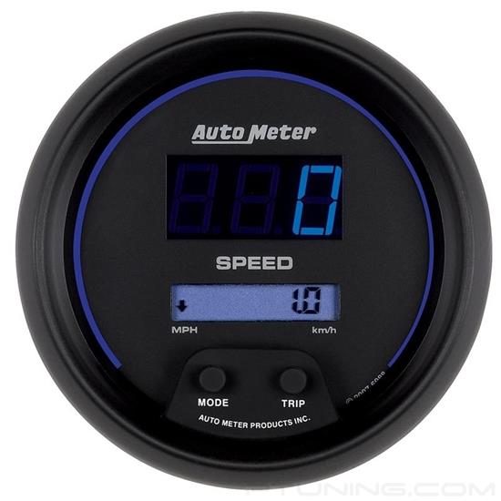 Picture of Cobalt Digital Series 3-3/8" Speedometer Gauge, 0-260 MPH / 0-260 KM/H