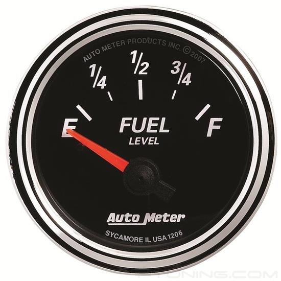 Picture of Designer Black II Series 2-1/16" Fuel Level Gauge