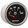 Picture of Designer Black II Series 2-1/16" Oil Pressure Gauge, 0-100 PSI