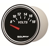 Picture of Designer Black II Series 2-1/16" Voltmeter Gauge, 8-18V