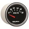 Picture of Designer Black II Series 2-1/16" Voltmeter Gauge, 8-18V