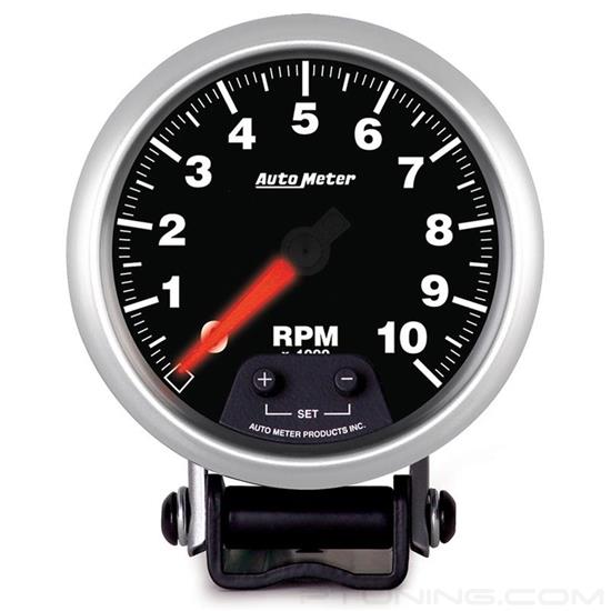 Picture of Elite Series 3-3/4" Pedestal Tachometer Gauge, 0-10,000 RPM
