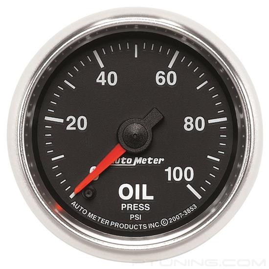 Picture of GS Series 2-1/16" Oil Pressure Gauge, 0-100 PSI