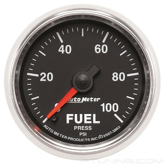 Picture of GS Series 2-1/16" Fuel Pressure Gauge, 0-100 PSI