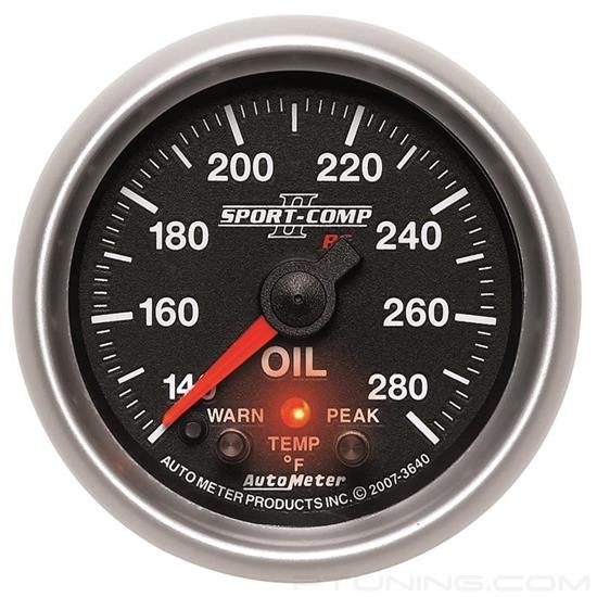 Picture of Sport-Comp II Series 2-1/16" Oil Temperature Gauge, 140-280 F