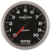 Picture of Sport-Comp II Series 5" In-Dash Tachometer Gauge, 0-10,000 RPM