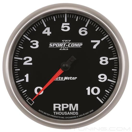 Picture of Sport-Comp II Series 5" In-Dash Tachometer Gauge, 0-10,000 RPM