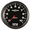 Picture of Sport-Comp II Series 5" In-Dash Tachometer Gauge, 0-10,000 RPM