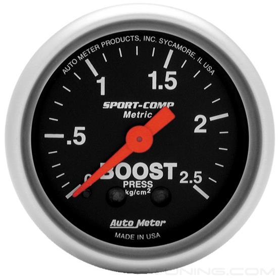 Picture of Sport-Comp Series 2-1/16" Boost Gauge, 2.5 Kg/Cm2