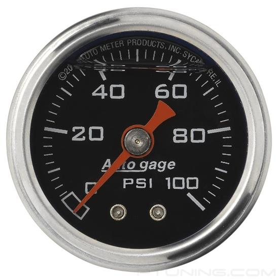 Picture of Auto Gage Series 1-1/2" Pressure Gauge, 0-100 PSI