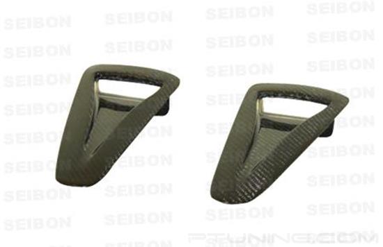 Picture of OE-Style Carbon Fiber Hood Air Ducts (Pair)