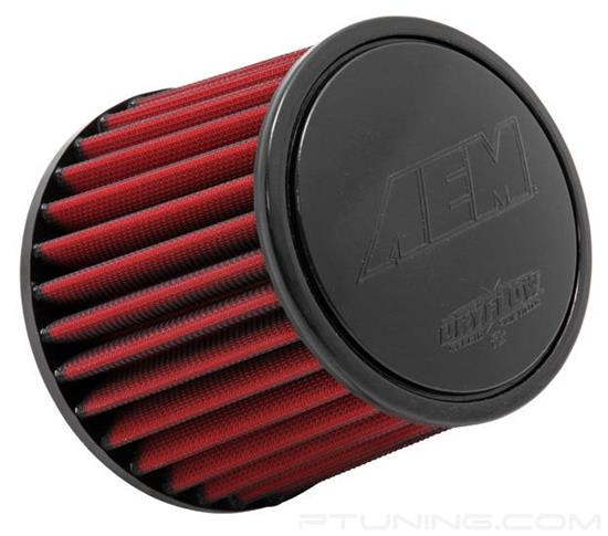 Picture of DryFlow Synthetic Air Filter - Red, Round, Tapered