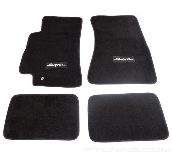 Picture of Floor Mats with Supra Logo - Black (4 Piece)