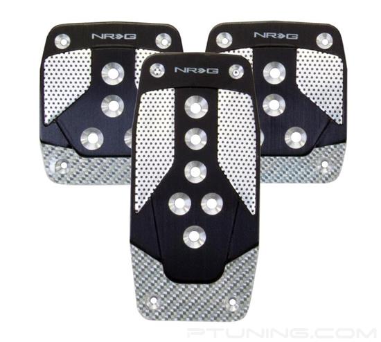 Picture of Aluminum Sport Pedal M/T - Black/Silver Carbon