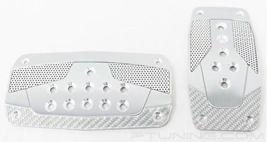 Picture of Aluminum Sport Pedal A/T - Gunmetal/Silver Carbon