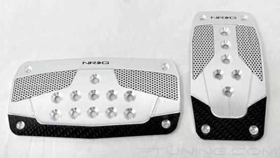 Picture of Aluminum Sport Pedal A/T - Silver/Black Carbon