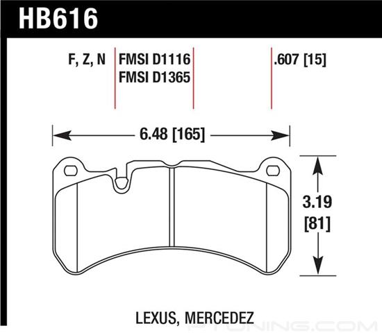 Picture of High Performance Street Front Brake Pads