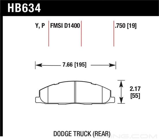 Picture of Light Truck and SUV Rear Brake Pads