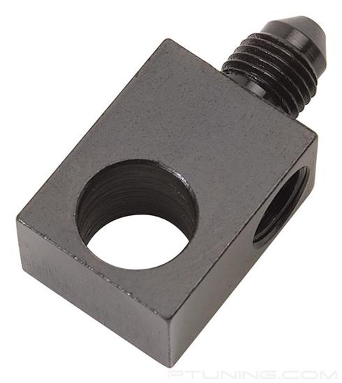 Picture of 3AN to 3/8"-24 Female Inverted Flare Tee Adapter Fitting - Black