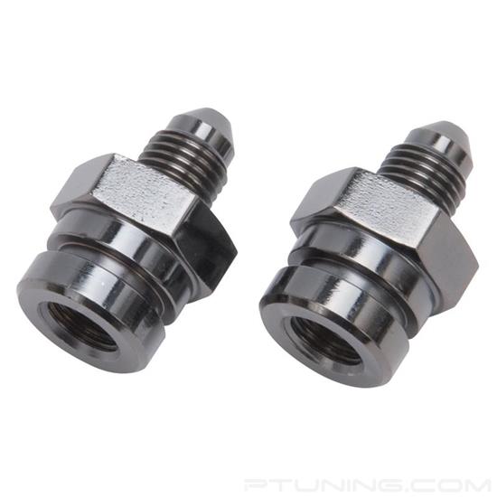 Picture of 3AN to 3/8"-24 Female Inverted Flare Brake Adapter Fitting - Black (Pack of 2)