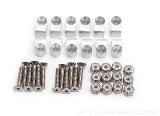Picture of 3/16" OD Billet Aluminum Tubing Clamp - Natural Finish (Pack of 12