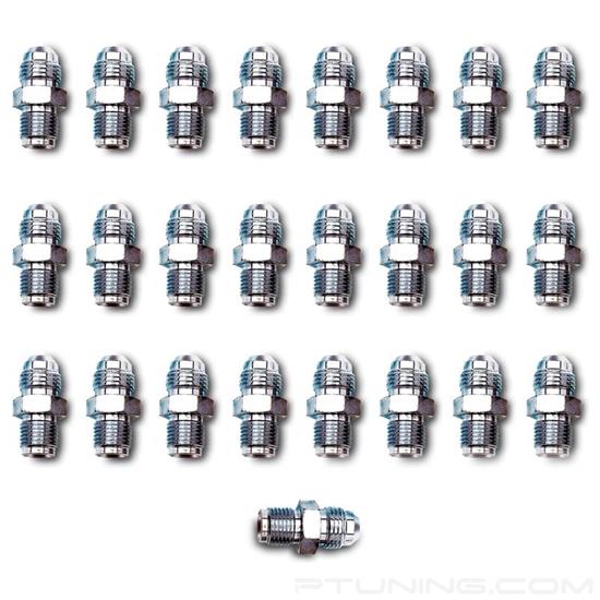 Picture of PowerFlex 6AN Male to 1/2"-20 Inverted Flare Adapter Fitting - Zinc Plated (Pack of 25)