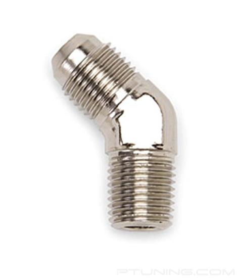 Picture of 6AN to 1/4" NPT 45 Degree Flare to Pipe Adapter - Endura
