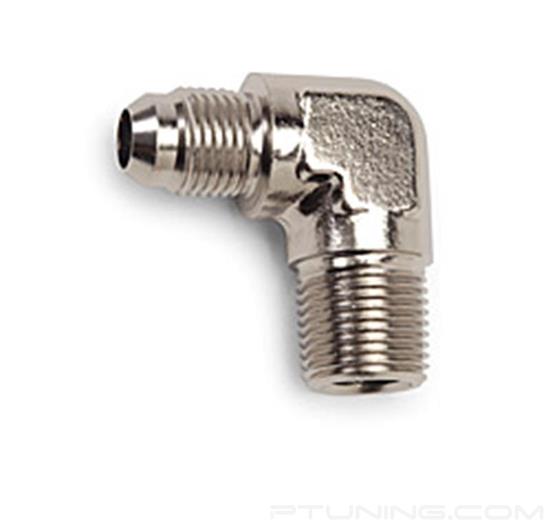 Picture of 6AN to 3/8" NPT 90 Degree Flare to Pipe Adapter - Endura
