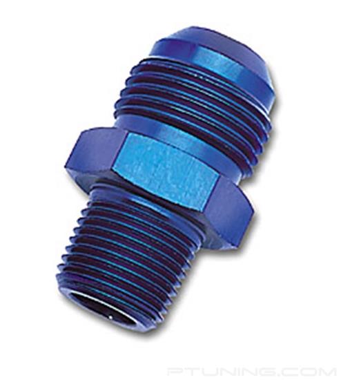 Picture of 6AN to 1/8" NPT Straight Flare to Pipe - Blue