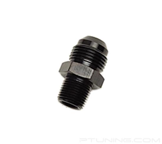 Picture of 10AN to 3/8" NPT Straight Flare to Pipe - Black