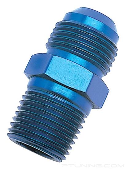 Picture of 6AN to 1/2" NPT Straight Flare to Pipe - Blue
